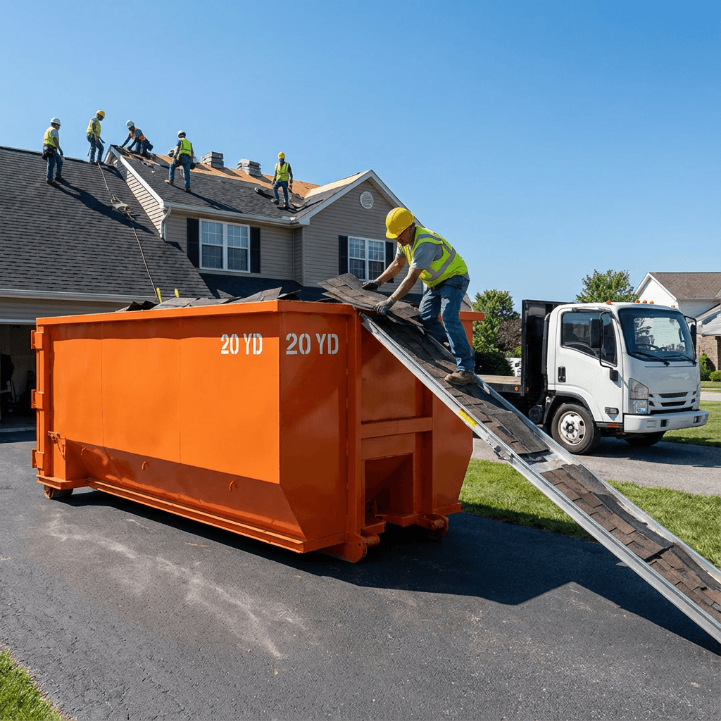 20 Yard Dumpster - 22' L x 7.5' W x 4.5' H